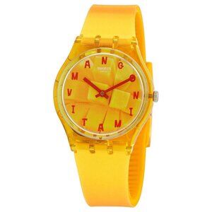 FX03908B NWT Swatch Fashion Unisex Quartz Plastic Authentic Watch